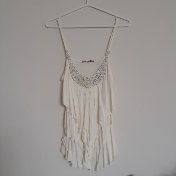 Smart Set Layered Beaded Top - Picture 6 of 8